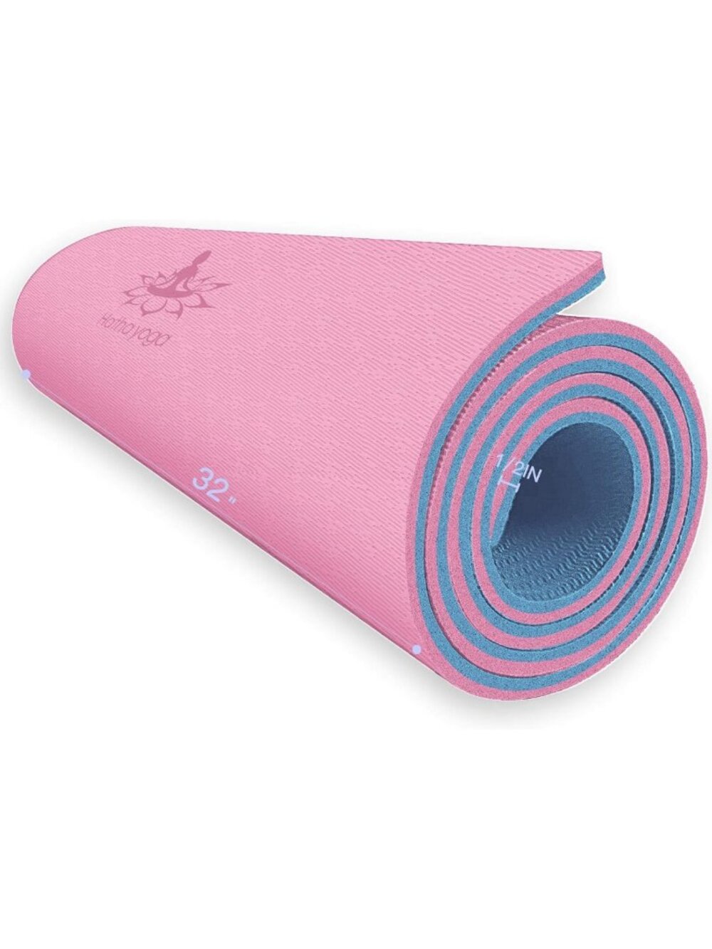 Extra Thick Eco-Friendly Yoga Mat 72"x32" - 1/2" Anti-Tear Exercise Mat for Home